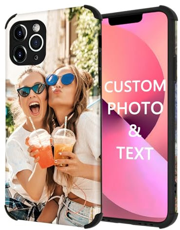 aobthurn Custom Personalized Picture/Photo Phone Case for iPhone 15 14 13 12 11 Pro Max Mini XR Xs x 7 8 6 Plus se 2,TPU+Leather Soft Phone case,Customized Gift of The Birthday (1 Photo)