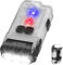 BORUIT V15 Mini Taschenlampen, 80° Drehbar Taschenlampe LED, 1200 Lumen Super Hell mit 10 Modi, IP67 Wasserdicht, Magnetischer Schwanz, für Camping Wandern Notfa (weiß)