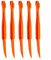 MONOJLY Orangenschäler aus Kunststoff, 5 Stück