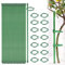 NAROSEBE Pflanzenstütze Blumenstütze Garten Pflanzenstab 20 Stück Pflanzenstützstab 40 Pflanzenhalter Clips Rankhilfe Pflanzen Stütze Blumenhalter Ring für Blumen, Tomaten, Lilien