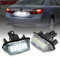 BHZNGD Kennzeichenbeleuchtung, fehlerfreie 6000 K Xenon-Weiß-Nummernschildleuchte, kompatibel mit Toyota Corolla Camry Yaris Highlander Prius C Avalon, 2 Lampen