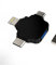 USB Adapter (3-in-1) USB C Lightning Micro USB Male to USB Female OTG 3.0 Adapters Stick for Apple iPhone Camera Transfer Converter Compatible for Samsung Type C Android Splitter TP-OTG