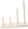 Mikinona Hairband Holder Stand Wooden Jewelry Display Hair Tie Holder Hairband Organizer Rubber Band Organizer