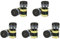 Goufride 10Pcs Dynamic Microphone Core Capsule for BETA58 Wireless Microphone Capsule Replacement