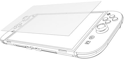 uRage Verre de Protection pour Nintendo Switch, 2, 2 pièces