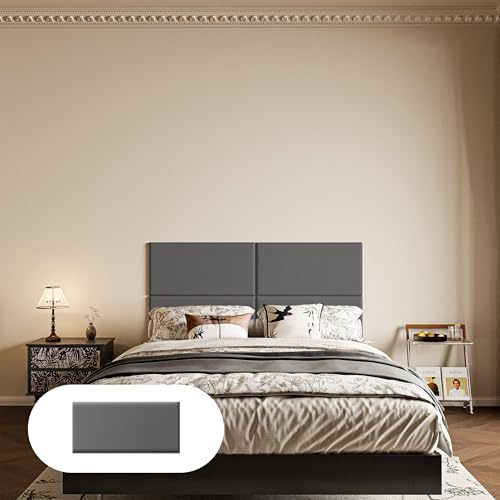 LELEFIDO 3D-Wandpaneele – Selbstklebende Wandverkleidung aus Kunstleder, Weiche Wandpaneele für eine dekorative Wandgestaltung – Perfekte Wall Deko für Wohnzimmer, Schlafzimmer ，1 Stück，60 * 30 * 3CM