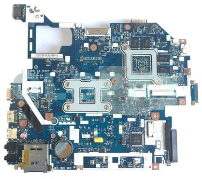 HIZON Placa Base LA-7912P con GT540m/630M/640M GPU E1-571G V3-571G V3-571 E1-531G Placa Base for Ordenador portátil DDR3(GT610M GT620M 1GB)