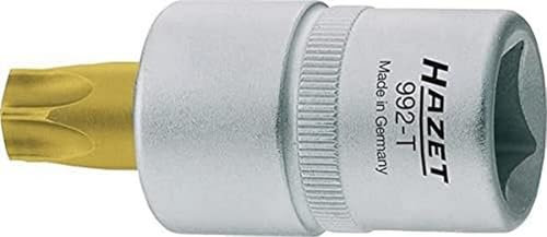 Hazet 992-T45 Torx Schraubendreher-Einsatz, s: T45, Innenvierkant 12,5 mm (1/2 Zoll), Innen Torx, other, Schlüsselweite TORX: T45