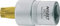 Hazet 992-T45 Torx Schraubendreher-Einsatz, s: T45, Innenvierkant 12,5 mm (1/2 Zoll), Innen Torx, other, Schlüsselweite TORX: T45