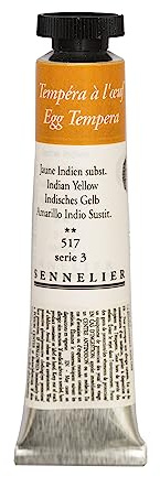 Sennelier Tempera Paint, 21ml, Indian Yellow S3