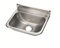 Handwaschbecken Edelstahl 37,5 x 33 cm – robustes Wandbecken aus Chrom-Nickel-Stahl, kompaktes Spülbecken für Gastronomie, Küche, Werkstatt & Hygienebereiche