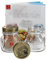 2er Set Einmachglas Original Quattro Stagioni 0,15L incl. Bormioli Rezeptheft