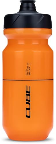 Cube Flow Bottle - Orange, 750ml / Bicycle Cycling Cycle Biking Bike Riding Ride Mountain MTB Road Water Liquid Storage Store Vessel Bidon Flask Sport Outdoor Exercise Drinking Drink Gym