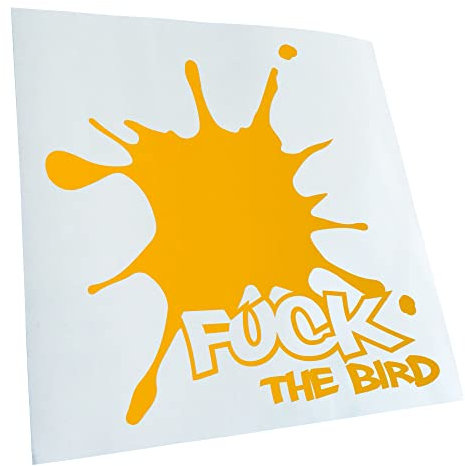 - Autoaufkleber - Fuck the Bird Aufkleber für Auto, Laptop, Fahrrad, LKW, Motorrad mehrfarbig JDM Decal Racing