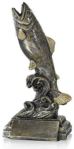 Fisch Forelle Pokal / Ehrenpreis / Trophäe aus Resin