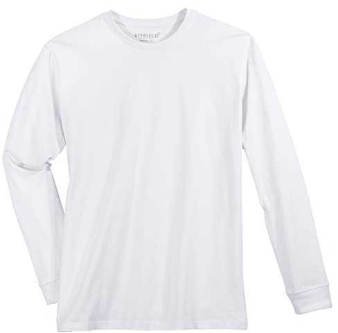 Redfield Langarmshirt Harvey Übergröße weiß