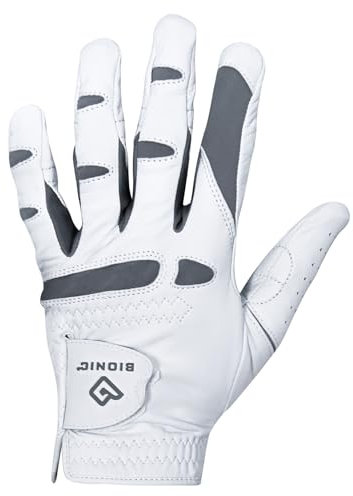 BIONIC Herren Performance-Grip Pro Left Hand Golfhandschuh - Weiß - L