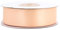 Doppelseitiges Satinband 25mm x 20m Rolle - FARBAUSWAHL in 6/10/25/38mm - farbecht & waschbar - Schleifenband für Hochzeit - Geschenkband zum Verpacken Dekorieren Basteln - Apricot 714