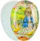 alles-meine.de GmbH XXL - Füll - Pappei 36 cm - süßer XL Hase am Weg - Peter Rabbit - Beatrix Potter - Osterei/Ei zum Befüllen - Deko Pappe Papp Pappeier - Dekoei Pappostereier..