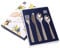 Bril librum Design posate per bambini 4 pezzi argento in acciaio inox nome motivo di incisione Con Orsetto animale regalo di battesimo per bambini