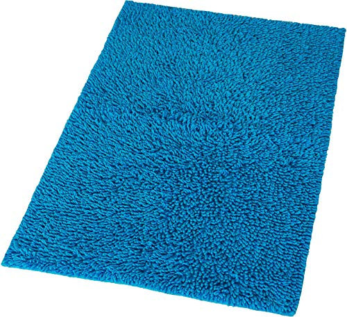 Kleine Wolke Badteppich Zagreb, Himmelblau 65x115 cm blau, 4004478274983