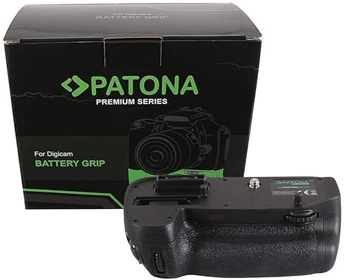 PATONA 1495 - Impugnatura per batteria Nikon MB-D15 per D7100 D7200 con telecomando a infrarossi (scomparto per 1x EN-EL15 o 6x AA)