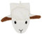Fürnis 270 - Waschhandschuh Schaf, creme, Erwachsenengröße, Bio-Baumwolle, 1 Stück (1er Pack)