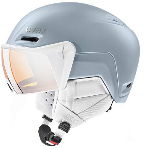 uvex Hlmt 700 Visor - Ski Helmet for Men and Women - Visor - Individual Fit - Dust Blue - 52-55 cm