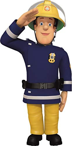 unbrending Feuerwehrmann Sam Wandsticker Wandbilder für Jungs, Feuerwehrmann Sam Muster 1000mm x 500mm, Wandsticker, Wasserdicht, Selbstklebend, Cartoon, Blau, PVC, Vinyl, Indoor, Wand