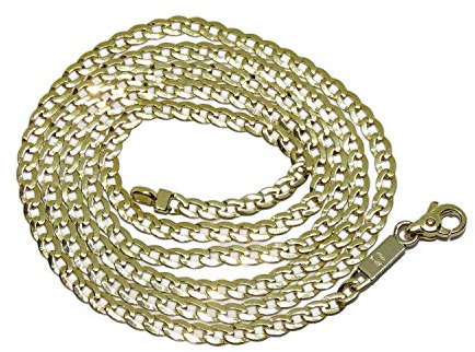 Never Say Never Massive Halskette aus 18-karätigem Gelbgold, 7,9 g, 60 cm, für Herren., Gold