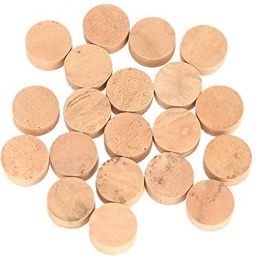 WNSC Trompeten-Kork-Pads Set 9,5 mm Reparatur von Kork-Pads 20-teilig für Musikinstrumente