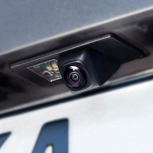 DYNAVISION OEM Kamera | AHD NTSC Rückfahrkamera mit gelbem Licht für VW Golf Passat Tiguan Touran Polo, Skoda Octavia Superb Fabia, Cayenne Panamera Cayman, Seat ab2005, CAMPL-V000HD-Y Lite