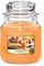 Yankee Candle Farm Fresh Peach Duftkerze, Glas, Orange, 10.7 cm Mittel