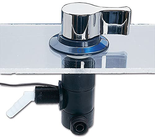 Untertischarmatur aus ABS STYLE 2000 Reich. Loch mit 20 mm Durchmesser. Mikroschalter max. 4 A. Mit Schlauchhalterung