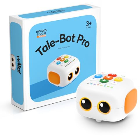 Matatalab Tale-Bot Pro Programmierbarer Roboter für Kinder 3-5, Programmierroboter mit Programmierbarer App und Befehlsschaltflächen Interaktives STEM Spielzeug zum Erlernen der Kodierungsgrundlagen