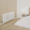 Warmehaus Traditional Cast Iron Style White 4 Column Horizontal Radiator 600x1460mm Central Heating Space Saving Radiators