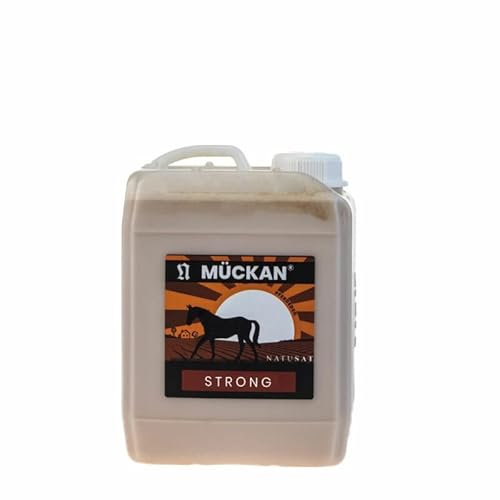 Natusat Mückan Strong - Desodorierender Schutz zur Hautpflege für Pferde (2500 ml) (Vorher Mückan Bremse)