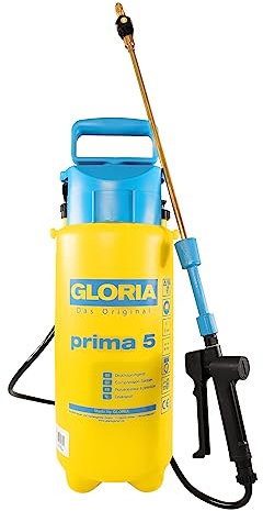 GLORIA Prima 5 Pulvérisateur à Pression avec Buses Multifonctions 2 en 1 | Pulvérisateur pour la Protection des Plantes | Capacité de 5 L | Lutte Contre Les mères de buis | Pulvérisation à 270° à