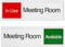 Ciieeo Office Door Self-Adhesive Occupied Sign - Privacy Slider for Conference Room and In Use Signage