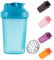 KANGSIT Protein Shaker Bottle 400ml with Stainless Steel Mixing Ball, BPA- and DEHP- free, Leakproof Flip On Lid, Odourless, Temperature Safe, Dishwasher Safe