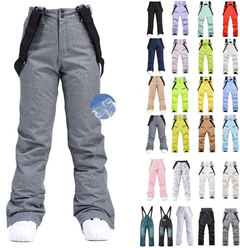 Schneehose Damen - Ski Hosen Für Frauen Schneehose Damen Wasserdicht 48 Snowboardhose Winter Mädchen Skihose Übergröße Große Größen Winterhose Mit Trägern Herren Baggy Und Jacke Pants Women Größe 50