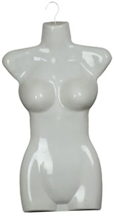 Fenteer Hängende Schaufensterpuppe für Frauen, weibliche Puppe, Badeanzüge, Unterwäsche, Display-Requisite, halber Torso für Erwachsene, Schneiderpuppe für
