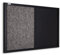 ALLboards KOMBI-Tafel magnetische Kreidetafel und Filz 60×40 cm, schwarz lackierter Holzrahmen