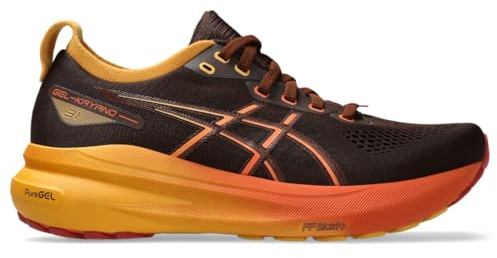 ASICS Damen Gel-Kayano 31 Laufschuhe, Coffee/Nova Orange, 39.5 EU