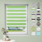 Sanfree Doppelrollo klemmfix ohne Bohren Duo Rollos für Fenster ohne Bohren Grün B85 x H130cm-Stoffbreite 81cm Fensterrollo Klemmrollos für Fenster und Tür Sonnenschutz & Sichtschutz