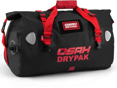 OSAH DRYPAK wasserdichte Rucksack Dry Bag – Wasserfeste Reisetasche Seesack, Rolltop, Großem Stauraum, Vielseitige wasserdichte Tasche für Camping, Motorrad, Bootfahren, Kajak, SUP, Strand und Angeln