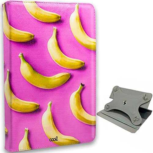 Funda COOL Ebook Tablet Universal 9.7-11 Pulg Dibujos Bananas (Cuadrada)