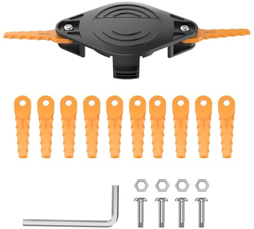 RISELION Lames de rechange pour désherbeur Black and Decker GH900/912, LST220/201/300, MTC220, MTE912, BESTA510/512