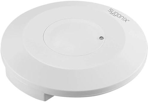 Sygonix SY-6118228 Decke, Aufputz HF-Bewegungsmelder 360 ° Relais Weiß