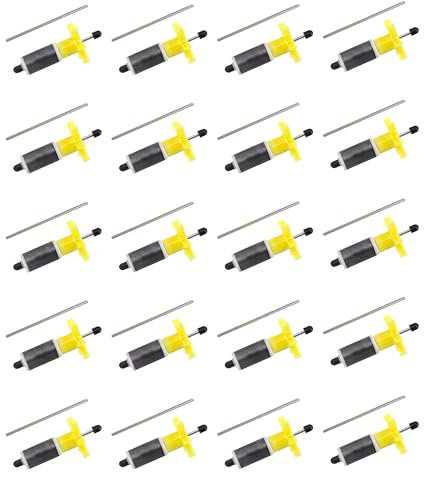 RDEXP Plastic Replacement Filter Impeller Submersible Pump Rotor 0.63 Inch Pack of 20